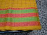 Yellow Checks Kanchi Cotton Saree-Saree-House of Taamara-House of Taamara