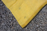 Yellow/Black Linen Saree-Saree-House of Taamara-House of Taamara